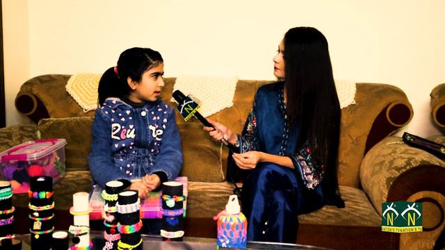Rahima 10 years Girl Doing Business | Loom Band Maker | Wajiha Najam | Ntv Pakistan смотреть онлайн
