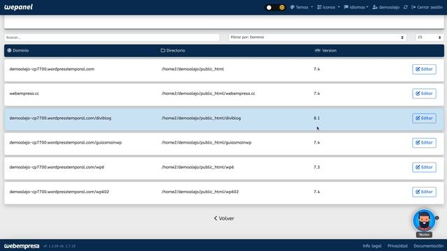 Versión de PHP en tu Hosting cómo cambiarla rápidamente смотреть онлайн