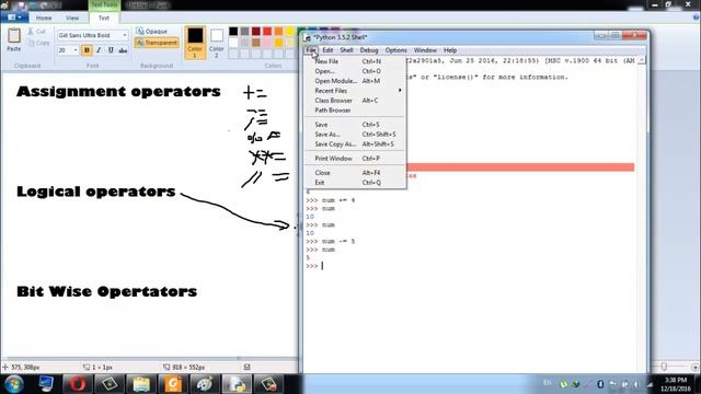 Lecture - 5 Assignment and Logical Operators in Python 3 смотреть онлайн
