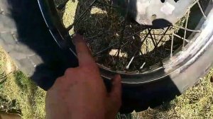 Замена покрышки и камеры на мотоцикле Минск! Обновил переднее колесо!