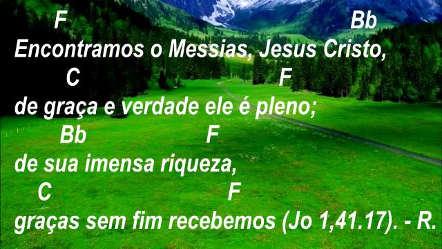 ACLAMAÇÃO AO EVANGELHO DIA 14/01/24 Encontramos o Messias, Jesus Cristo, смотреть онлайн