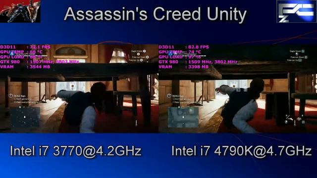 Intel i7 3770 4.2Ghz vs Intel i7 4790K 4.7Ghz Should I upgrade?/60FPS смотреть онлайн