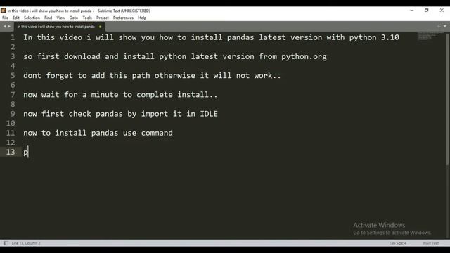 How To Install Pandas In Python 3.10 (Windows 10) | Pandas 1.4 смотреть онлайн