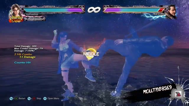 Tekken 7 Julia Vs Neegan's Intimidation Stance