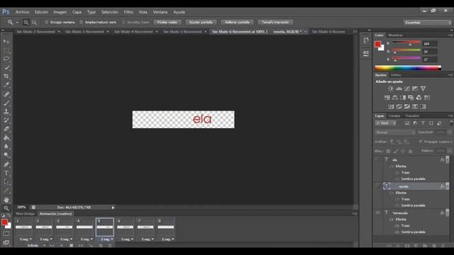 ¡Creación de un .GIF! ¡Photoshop CS 6! смотреть онлайн