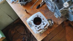 ZS167FMM ремонт штанговой 250-ки