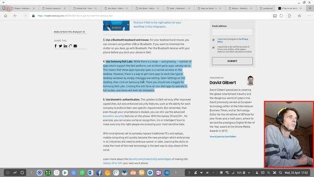 How To Enable Samsung DeX Labs On Your Samsung DeX (Samsung Phone)