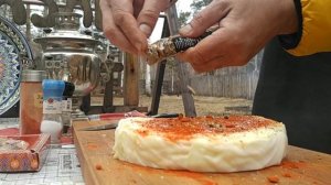 обалденный СТЕЙК из капусты/на костре/на сковороде САДЖ