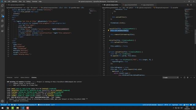 Upload File Input Component con Angular Material смотреть онлайн