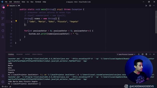 Como criar Arrays (vetores) - Curso Java Estruturado Aula 13 (programação) смотреть онлайн