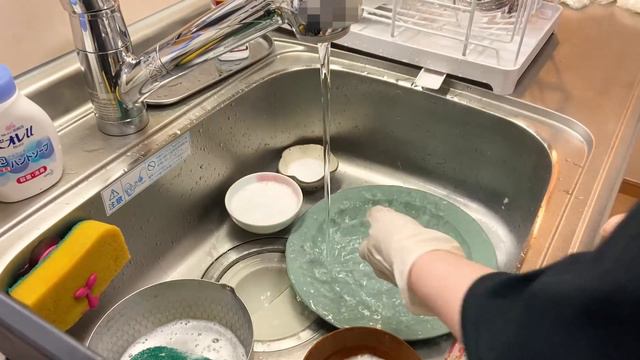 【自炊記録/キッチンリセット】冷凍保存ワンタン/洗い物【昼/晩ごはん】台所片付け掃除（sub смотреть онлайн