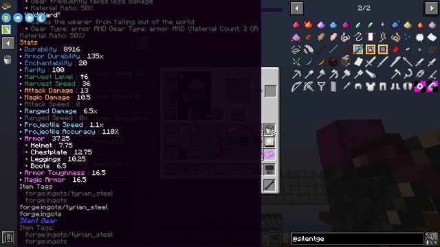Silent Gear Progression and High End Gear : Stacia Expert Minecraft 1.16.4 LP EP #25 смотреть онлайн