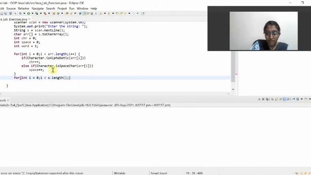 Count spaces,characters and lines in Java string смотреть онлайн