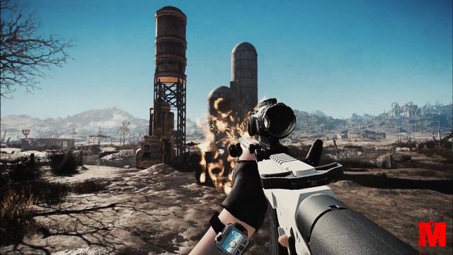 EFT - CMMG Mk47 Mutant: Fallout 4 Mod Showcase смотреть онлайн