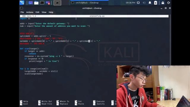 Causing Chaos on a Wi-Fi with Python (IP scan, ARP spoofing) смотреть онлайн