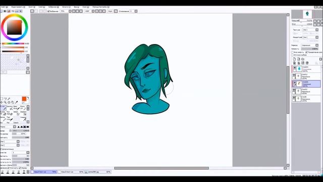 TUTOTIAL: Paint Tool Sai 3D Effect/ Как сделать 3D эффект в САИ?. смотреть онлайн