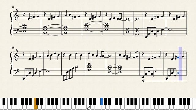 PIANO TUTORIAL:SLANDER - Love Is Gone ft. Dylan Matthew (Acoustic) in C with music scores.Synthesia смотреть онлайн