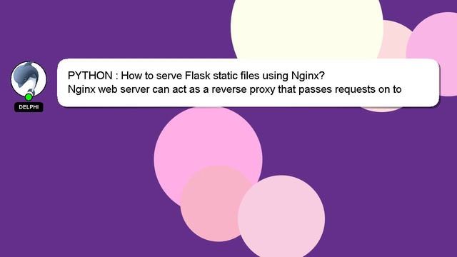 PYTHON : How to serve Flask static files using Nginx? смотреть онлайн
