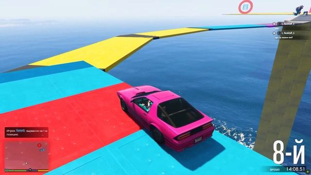 ЛИЦОМ К ЛИЦУ НА УЗКОЙ ДОРОГЕЕ!!! СГОРЯТ ВСЕ!!! ДЕНЬ 10-И ВИДЕО - 9 ИЗ 10 GTA V ONLINE PARKOUR 192 смотреть онлайн
