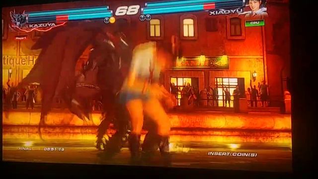 Tekken Tag Tournament 2 Prologue Devil Kazuya and Devil Jin Tag Throw on Xiaoyu Ryona смотреть онлайн