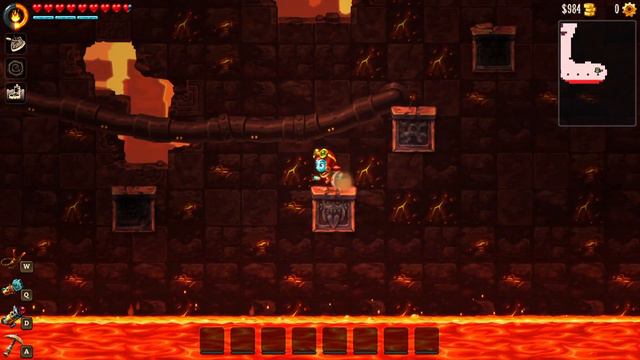 SteamWorld Dig 2 Cave 18 - Lava Shooters смотреть онлайн