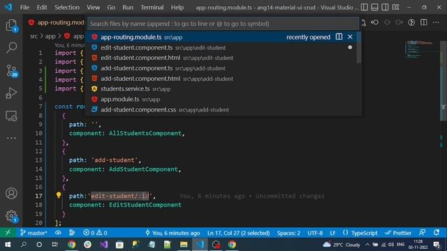 #4 | Angular(v14) | Angular Material(v14) | CRUD Example | Implement Update Operation смотреть онлайн