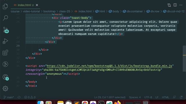 Bootstrap 5 Bangla Tutorial | Bootstrap Toast | Part 25 смотреть онлайн