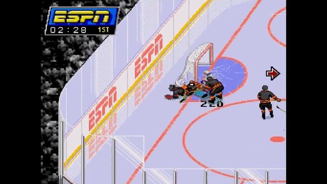 ESPN National Hockey Night ... (Sega Genesis) Gameplay смотреть онлайн