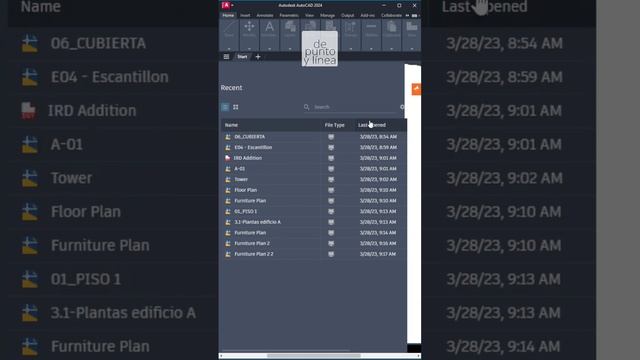 Primeras novedades de AutoCAD 2024 - Pantalla de inicio смотреть онлайн
