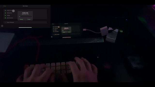 Python programming on iOS using a physical keyboard and mouse смотреть онлайн