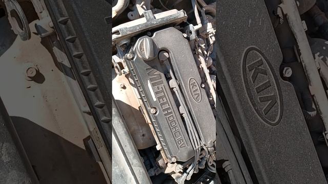 Киа Спектра работа двигателя смотреть онлайн