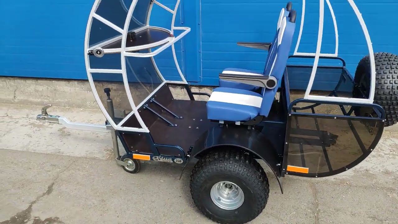 Прицеп для мототехники и квадроциклов на широких колёсах "ВАНЁК-250-1" смотреть онлайн