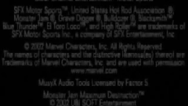 Game Boy Advance Monster Jam Maximum Destruction смотреть онлайн