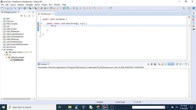 Java Tutorial 2 - Adding variables смотреть онлайн