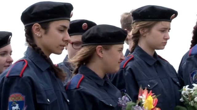 Установка поклонного креста в хуторе Клевцов смотреть онлайн