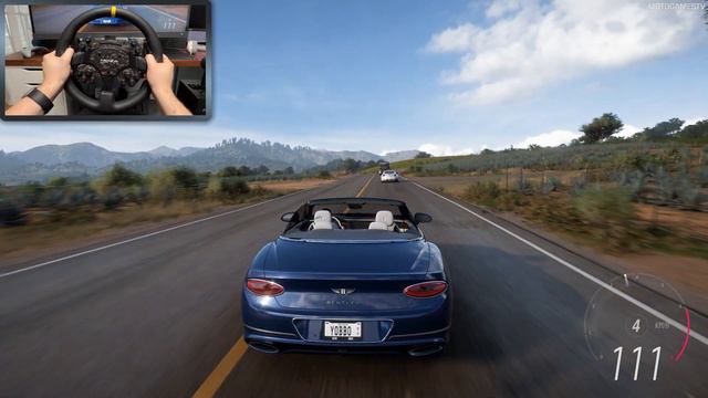 Forza Horizon 5 - 2021 Bentley Continental GT Convertible | Moza DD R9 Gameplay смотреть онлайн