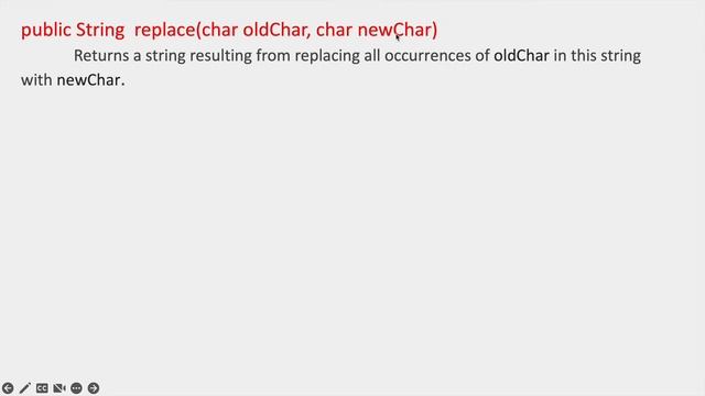String Methods in Java смотреть онлайн