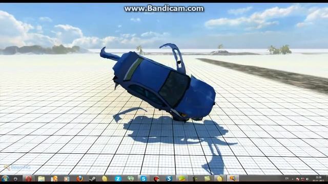 BeamNG:crash test Subaru смотреть онлайн