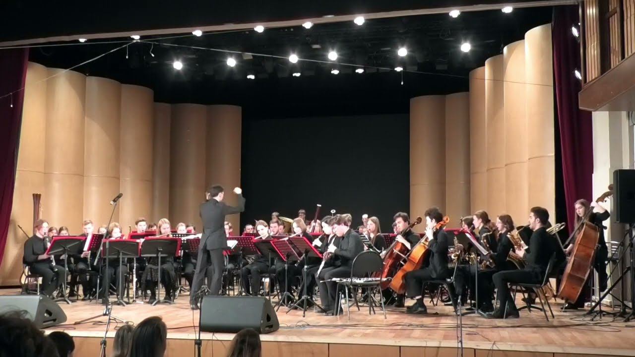 С. В. Рахманинов. Прелюдия соль минор № 5 . Студенческий духовой оркестр, дирижер - Марат Акберов смотреть онлайн