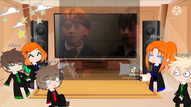 Potter, Malfoy, Weasley, kids react to their parents (and a couple of Albus) смотреть онлайн