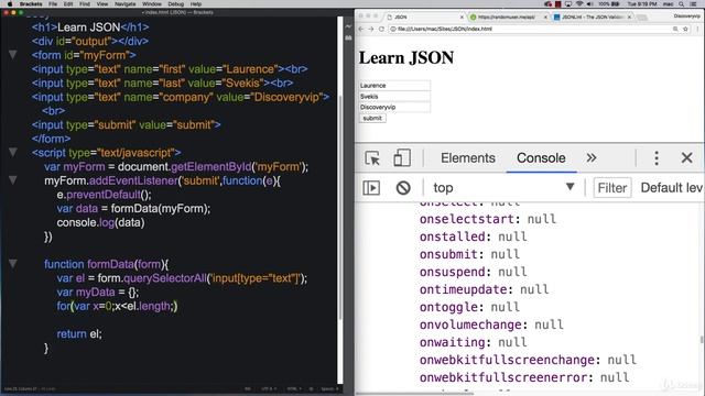 JSON+AJAX+API 0211 Session storage JSON смотреть онлайн