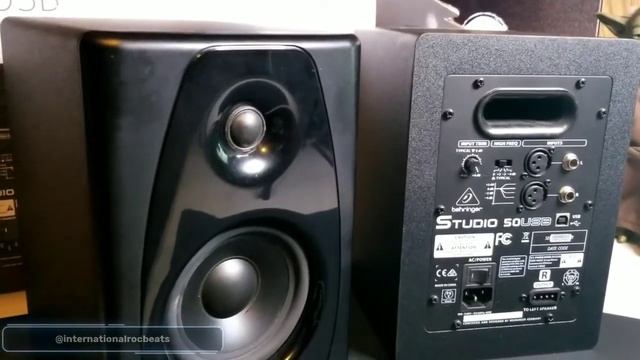 Behringer Studio 50 USB Unboxing- High Resolution 150-Watt Bi Amped Reference Studio Monitor смотреть онлайн