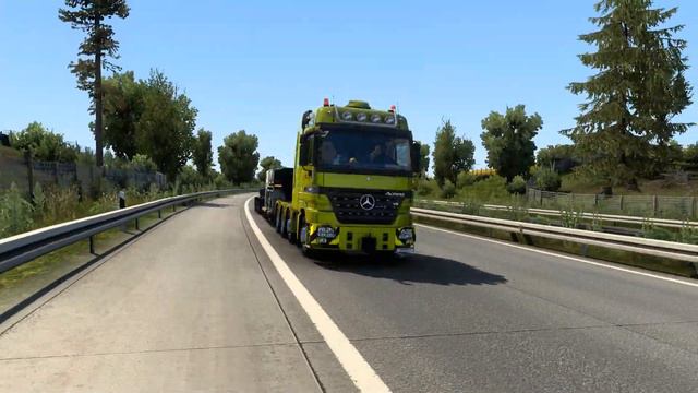 ETS2: (1.42) Mods Trucks: Mercedes Actros MP2 Gameplay смотреть онлайн