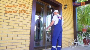 Замер москитной сетки плиссе.mp4