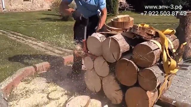 Распиловка дров из штабеля ✅ смотреть онлайн