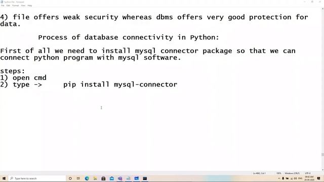 Python Database Connectivity Day-1 смотреть онлайн