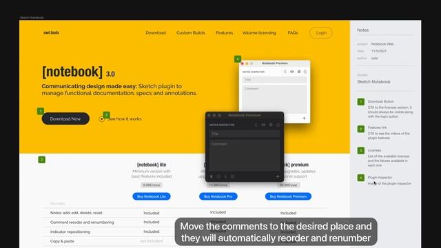 Sketch Notebook Plugin: Comment Reorder and Renumbering смотреть онлайн