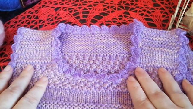 Вязание//Подарок ангелу//Готовая работа//Жилет для девочки 3х - 4х лет//Вяжем спицами смотреть онлайн