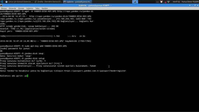 Linux Ubuntu - Yandex Disk Setup Linux version смотреть онлайн