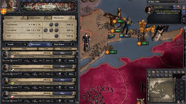Crusader Kings II The Latin Empire! #2 смотреть онлайн